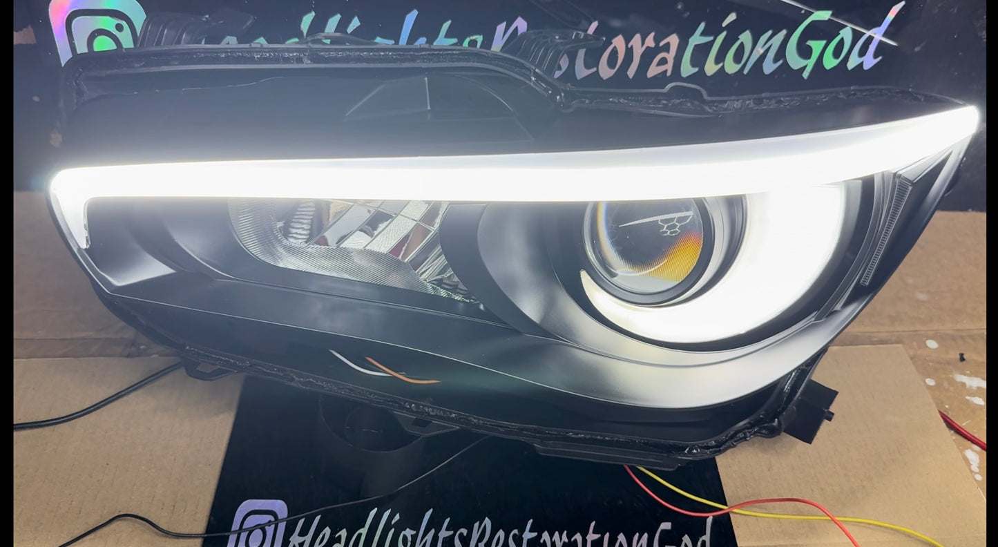 Infiniti Q50 Depo Headlights ultra bright white Swtchback headlights 2014-2017