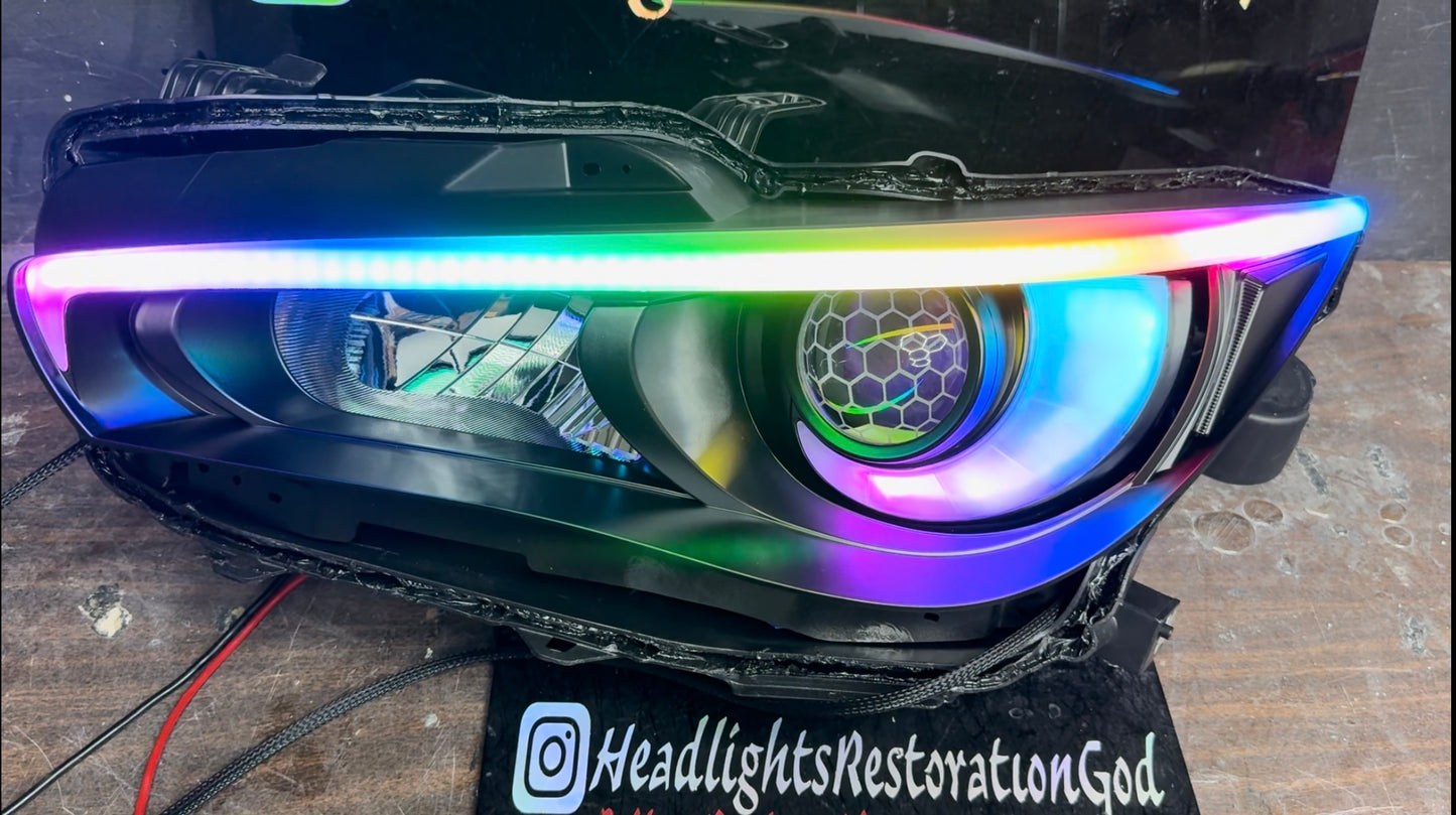Infiniti Q50 Depo headlights W/o afs prebuilt Flow series 2014-2017