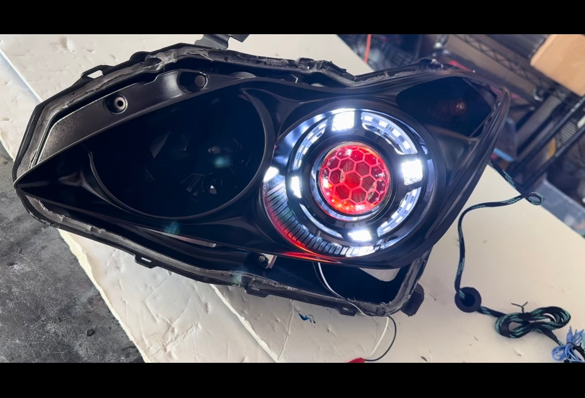Infiniti G37 2DR Panamera headlights