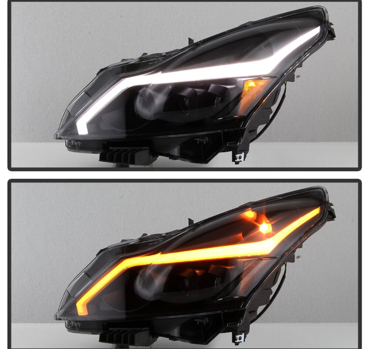 Infiniti G37 Sedan/Coupe Flow series GT-R style Headlights