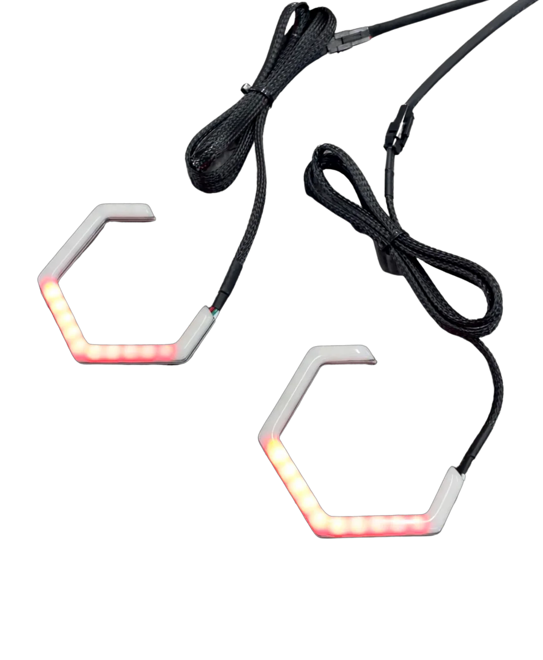 Addressable Hex halos