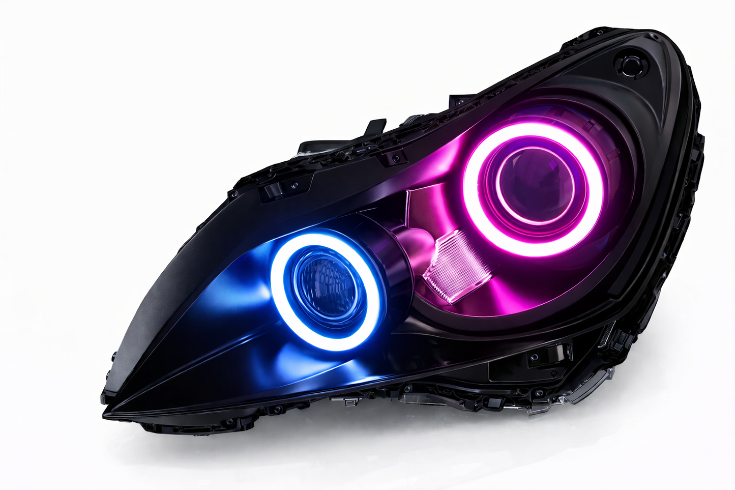 Infiniti G37 Sedan RGB Flow series Halo headlights