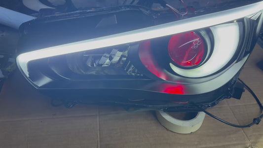 Sequential Ultra Bright white Q50 Headlights with start animation 2014-2022